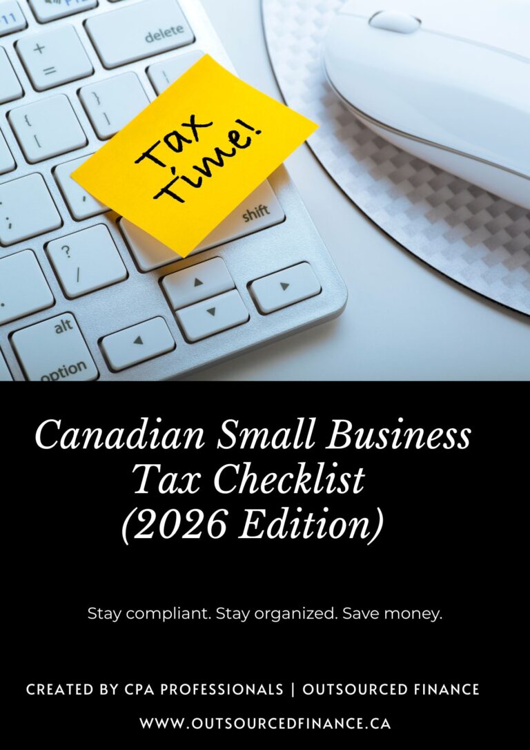 Free CRA tax checklist for small business owners in Canada