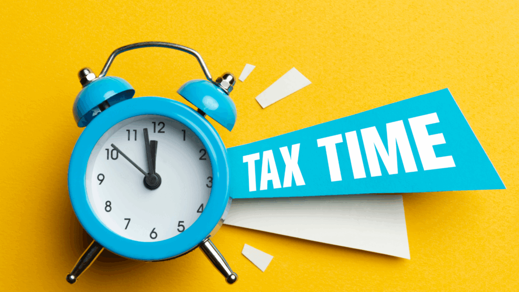 Tax accountant during tax time